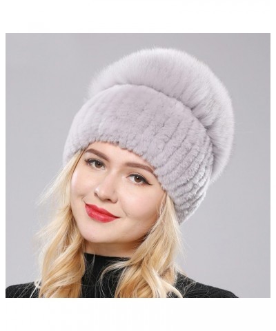 Women Winter Hat Knitted Hat Top Natural Cap Beanies Hat White $11.66 Skullies & Beanies