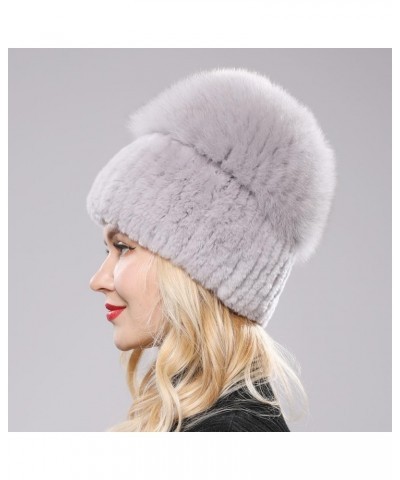 Women Winter Hat Knitted Hat Top Natural Cap Beanies Hat White $11.66 Skullies & Beanies