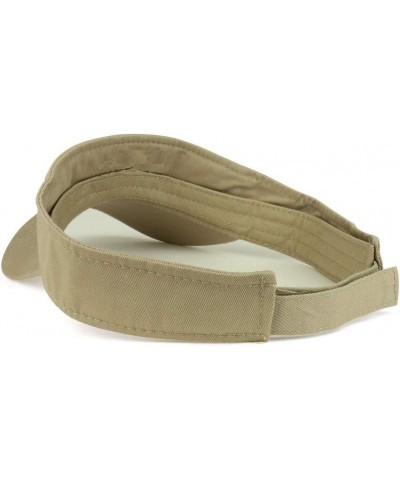 Lemon Patch Cotton Adjustable Visor Cap Khaki $11.75 Visors