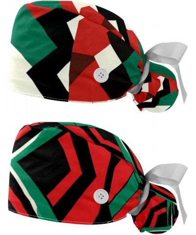 Palestinian Pattern Adjustable Working Cap with Sweatband Suitable for Men and Women Color 7 $9.01 Skullies & Beanies