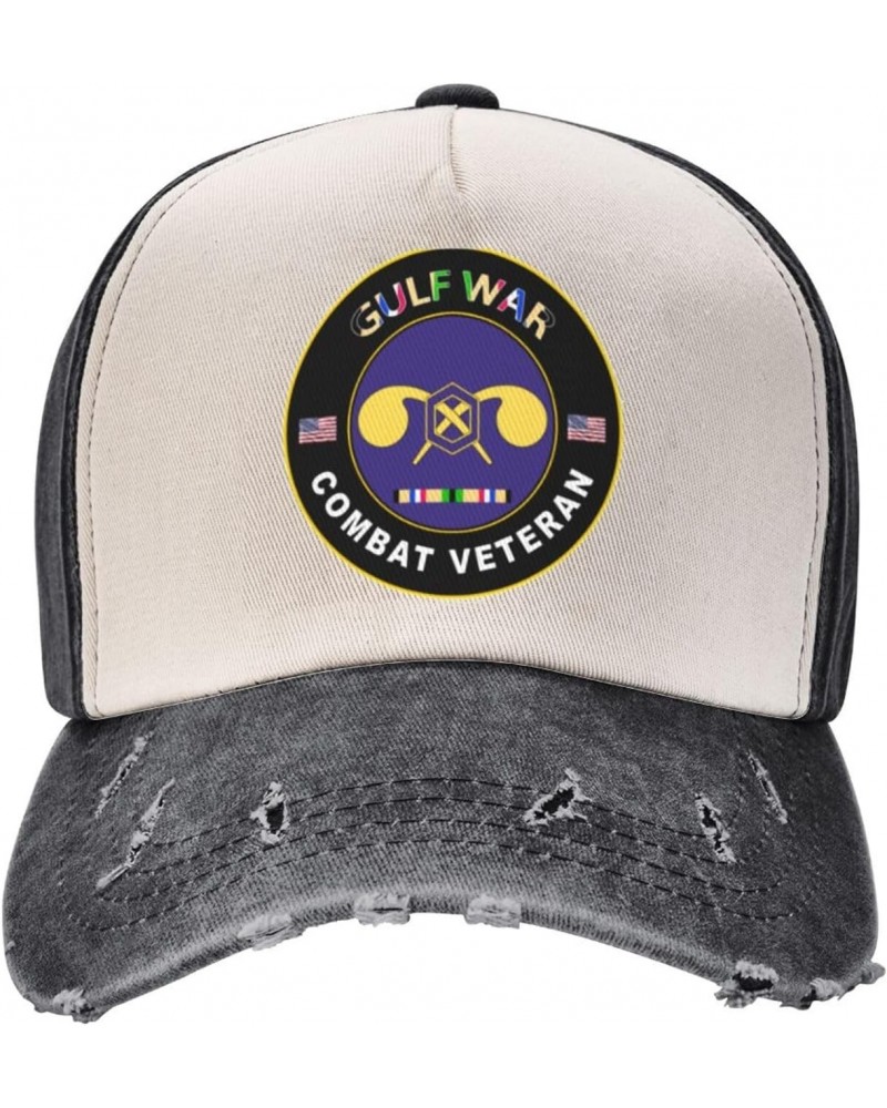 US Army Chemical Corps Gulf Combat Veteran Upgrade Style with Adjustable Cotton Baseball Caps $17.45 Baseball Caps