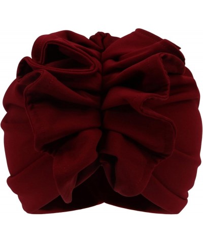 Fashionable Women's Turban Hat, Toe Cap Design Pink Winered $16.11 Skullies & Beanies