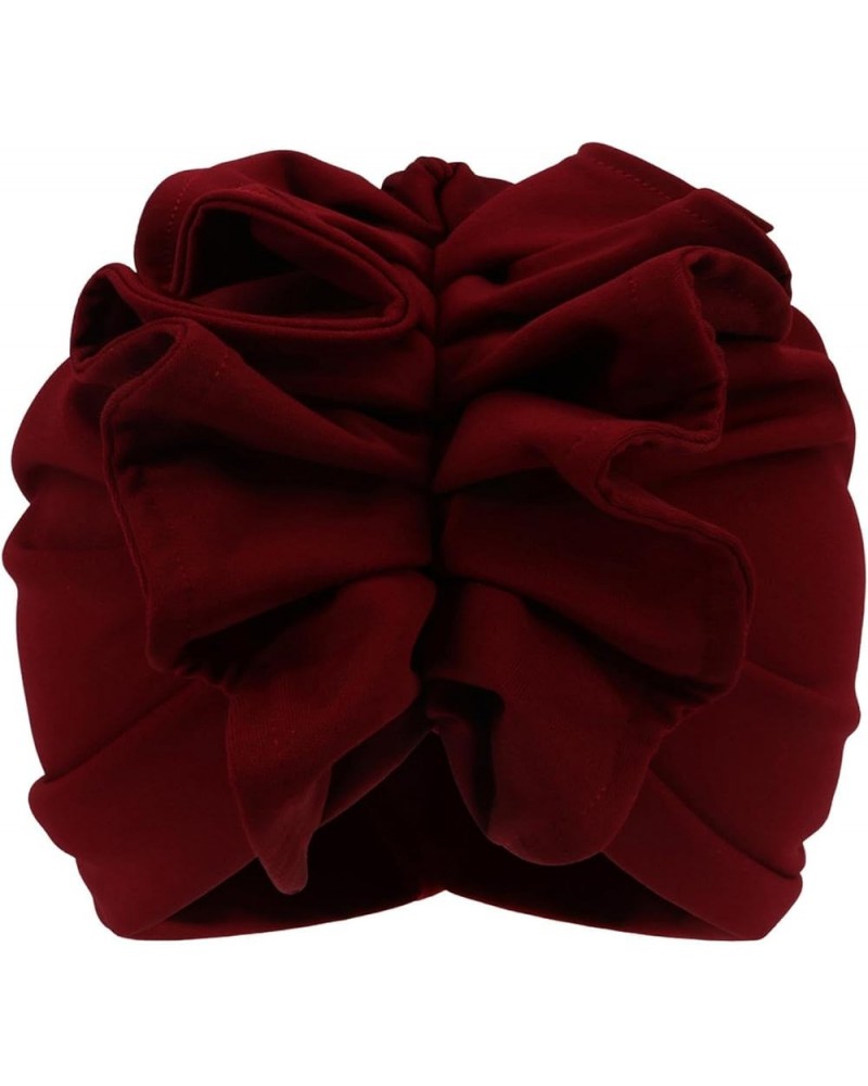 Fashionable Women's Turban Hat, Toe Cap Design Pink Winered $16.11 Skullies & Beanies