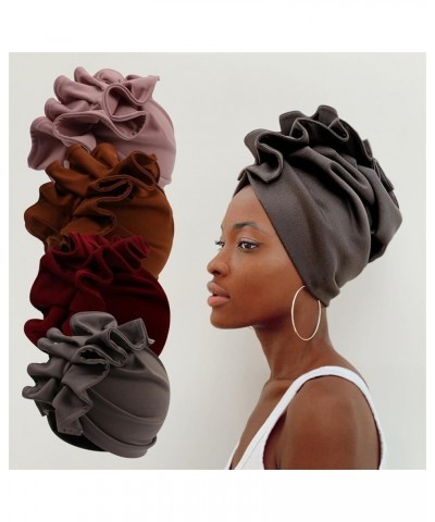 Fashionable Women's Turban Hat, Toe Cap Design Pink Winered $16.11 Skullies & Beanies