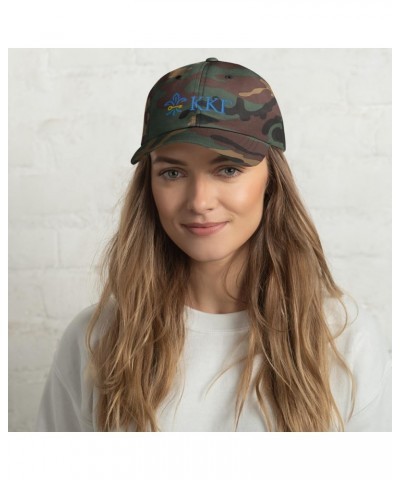 Kappa Kappa Gamma Sorority Classic Dad Hat - Premium Chino Cotton Twill Cap Green Camo Design 1 $17.19 Baseball Caps