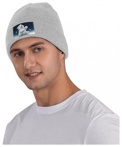 Cute White Bear Printed Beanie Hat for Women Men,Acrylic Knit Hats,Winter Warm Hats,Soft Knit Ski Hats Unisex Gray $11.76 Sku...