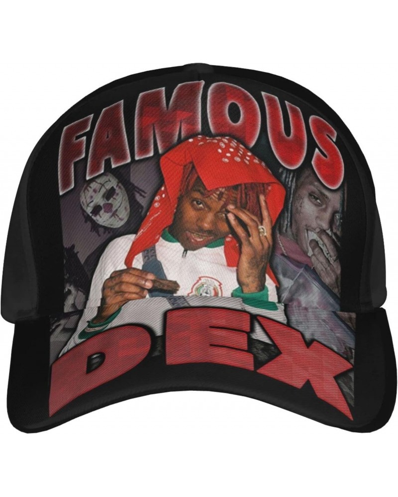 Famous Rapper Dex Singer Baseball Cap Men and Women Fashion Hat Cotton Adjustable Trucker Hat Low Profile Ball Caps Black $12...