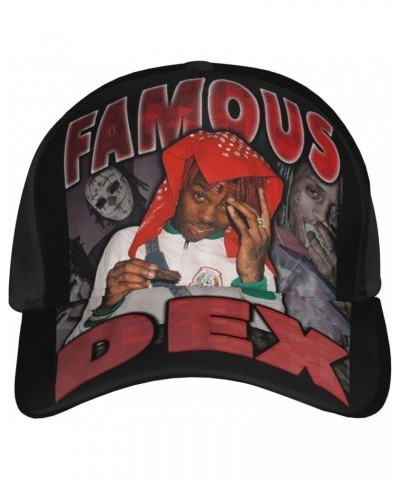 Famous Rapper Dex Singer Baseball Cap Men and Women Fashion Hat Cotton Adjustable Trucker Hat Low Profile Ball Caps Black $12...