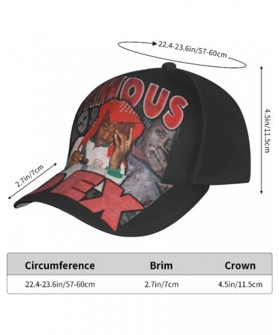 Famous Rapper Dex Singer Baseball Cap Men and Women Fashion Hat Cotton Adjustable Trucker Hat Low Profile Ball Caps Black $12...