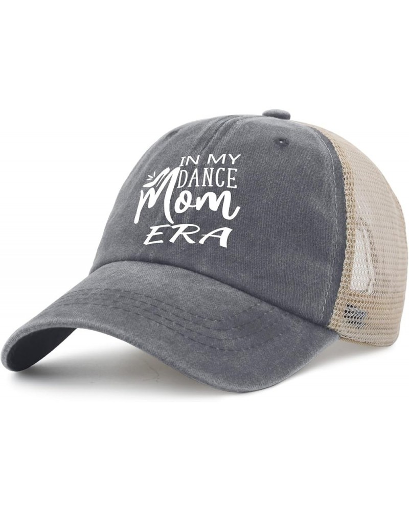 in My Dance Mom Era Hat Men Vintage Running Hat Men AllBlack Ball Caps Fashion Unique Gifts for New Job Gray01 $9.22 Baseball...