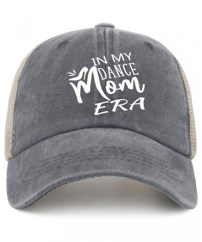 in My Dance Mom Era Hat Men Vintage Running Hat Men AllBlack Ball Caps Fashion Unique Gifts for New Job Gray01 $9.22 Baseball...