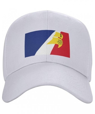 Adjustable Flag of Franco Terreneuviens Baseball Cap Women Men Hat Truck Driver Baseball Caps Sun Hats White $13.41 Baseball ...