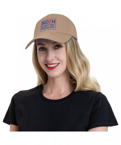 Not My President Biden - Pro Trump 2020 Political Baseball Cap Women Dad Hat Men Sun Hat Trucker Hat Black Natural $9.29 Base...