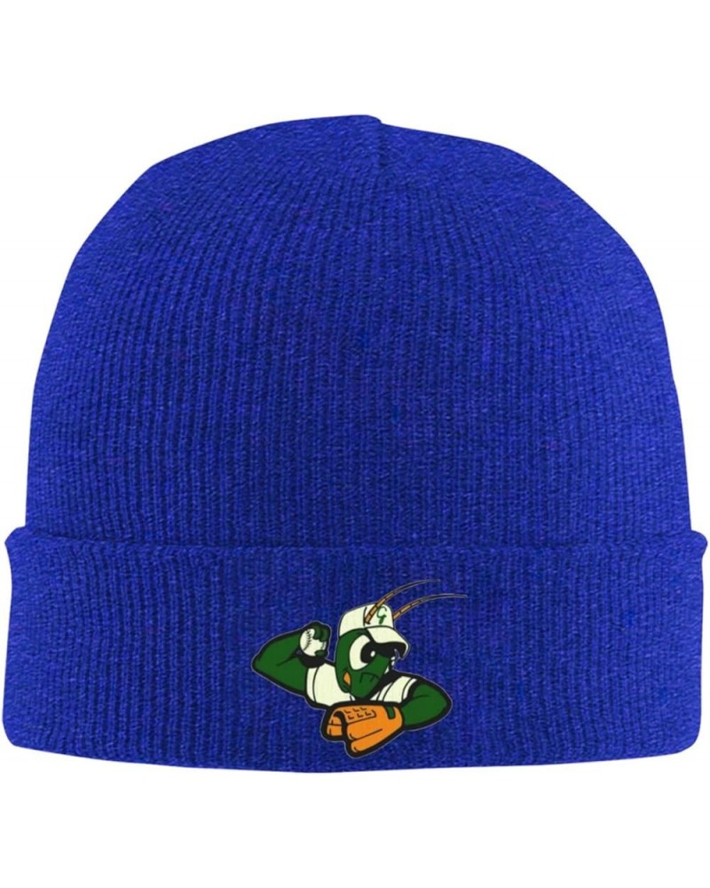 Greensboro Grasshoppers Beanie Hat for Men and Women Winter Warm Hats Knit Slouchy Thick Skull Cap Blue $7.14 Skullies & Beanies