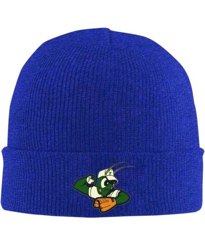 Greensboro Grasshoppers Beanie Hat for Men and Women Winter Warm Hats Knit Slouchy Thick Skull Cap Blue $7.14 Skullies & Beanies