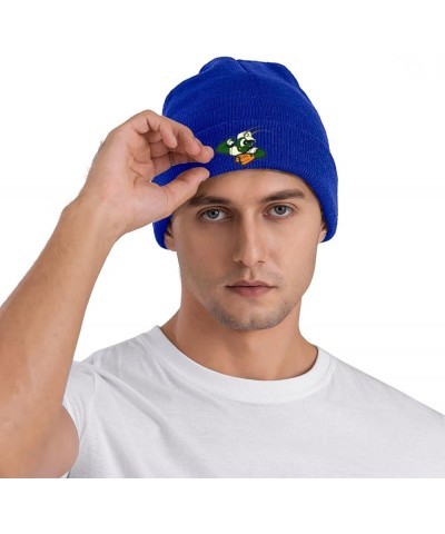 Greensboro Grasshoppers Beanie Hat for Men and Women Winter Warm Hats Knit Slouchy Thick Skull Cap Blue $7.14 Skullies & Beanies