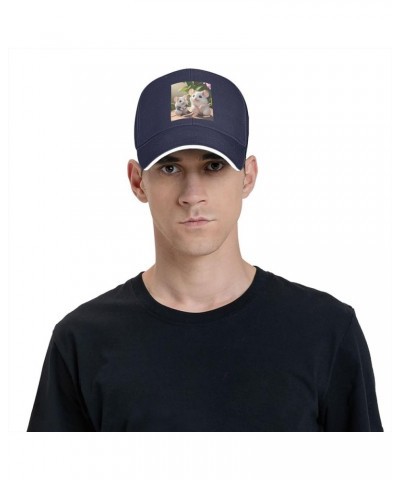 Design Name Picture Casual Fashion Baseball Cap Black : Comfortable, Light Navy Blue $10.02 Baseball Caps