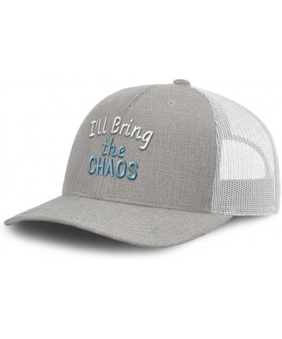 Trucker Baseball Cap I'll Bring The Chaos Cotton Dad Hats for Men & Women Heather Tan White $12.42 Baseball Caps