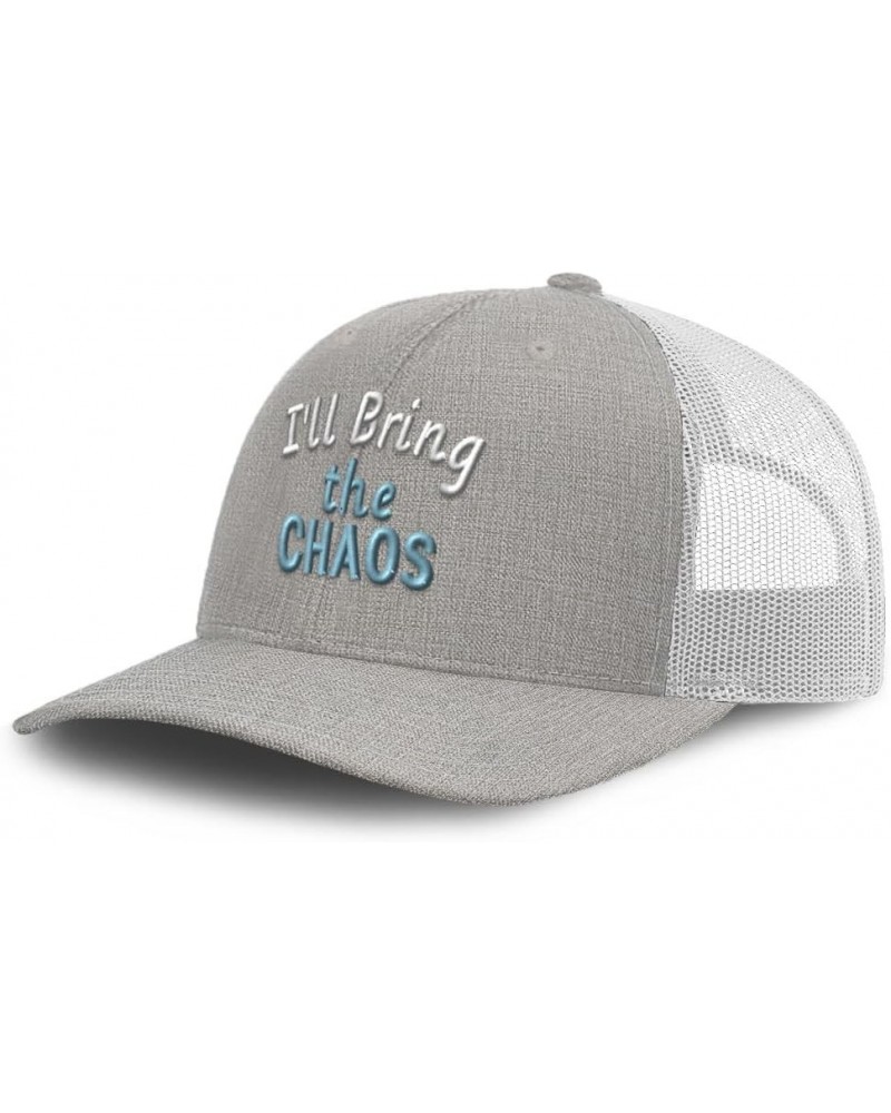 Trucker Baseball Cap I'll Bring The Chaos Cotton Dad Hats for Men & Women Heather Tan White $12.42 Baseball Caps