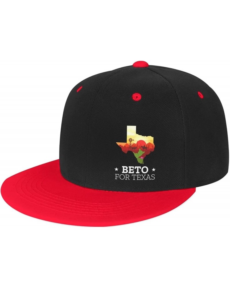 Beto for Texas Beto for Governor Running Hat Men Baseball Cap Women Dad Hat Sun Hat Adjustable Trucker Hat White Red $9.88 Ba...