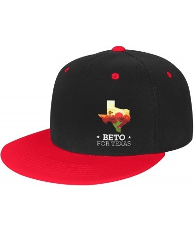 Beto for Texas Beto for Governor Running Hat Men Baseball Cap Women Dad Hat Sun Hat Adjustable Trucker Hat White Red $9.88 Ba...