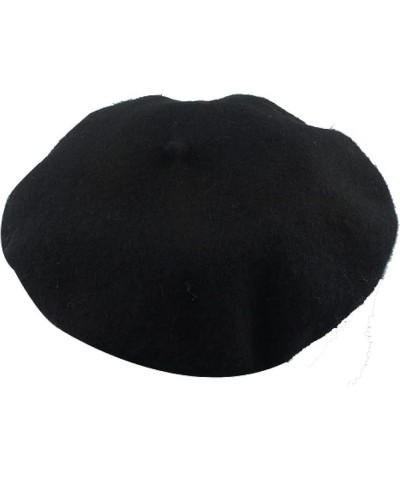 Spring and Autumn Women's Beret Wool Girl Beret Women's Hat Painter Style Hat White $11.74 Berets