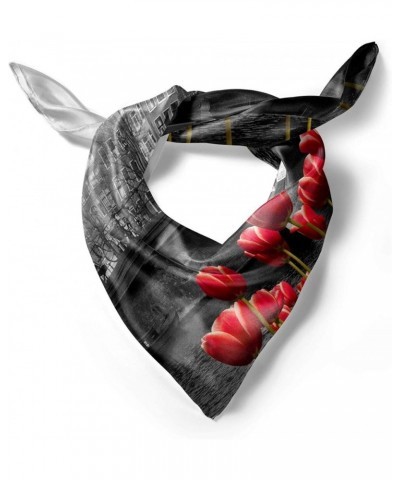 Multicolor Head Scarves Black White $17.57 Scarves