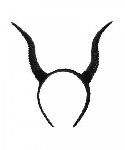 Devil Horns Simulation Horn Headband Halloween Hair Hoop Cosplay Gothic Horns Headpieces Hair Ties $11.36 Headbands