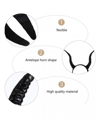 Devil Horns Simulation Horn Headband Halloween Hair Hoop Cosplay Gothic Horns Headpieces Hair Ties $11.36 Headbands