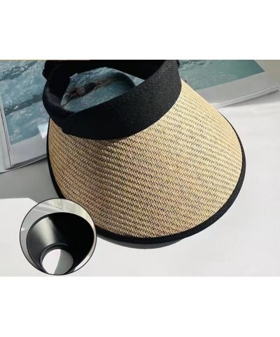 Summer New Men and Women Casual Sun hat Outdoor Anti-UV Hollow top hat Orange $10.43 Sun Hats