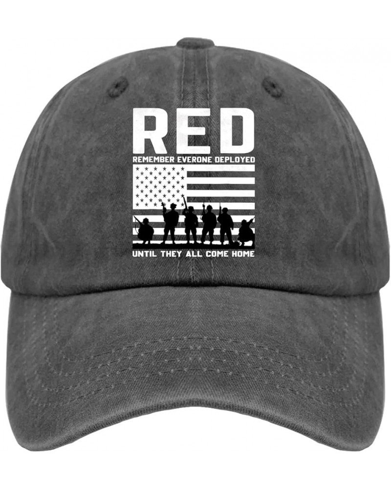 Red Remember Everyone Deployed Until They Come Home Hat Gifts for Women Hat for Men Women Pigment Black Pigment Black $12.41 ...