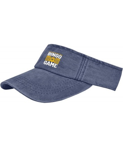 Bingos Game Visor Hats for Women Hat Visor for Women Running Hat Cute Funny Visors Navy $8.39 Visors