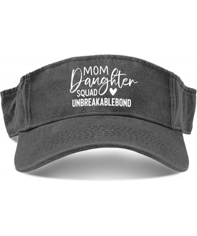 Mom Daughter Squad Unbreakablebond Hats Visor for Women Sun Visors Cool Golf Hats Allblack $10.07 Visors