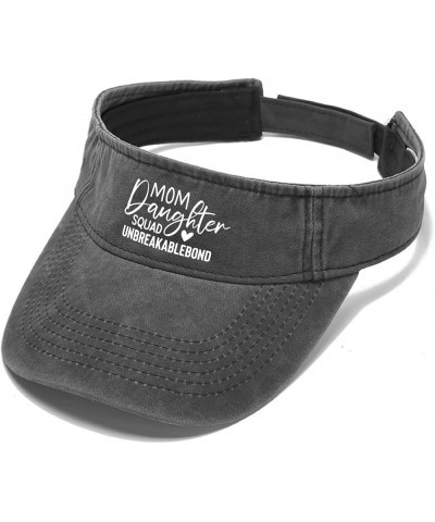 Mom Daughter Squad Unbreakablebond Hats Visor for Women Sun Visors Cool Golf Hats Allblack $10.07 Visors