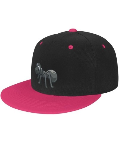 Cute Little Ants Baseball Cap for Men Women Snapback Hat Adjustable Flat Bill Hats Pink $9.89 Baseball Caps