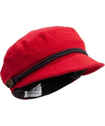 Women's Sergeant Cap Red $17.40 Baseball Caps