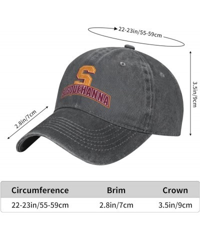 Susquehanna University Logo Cowboy Hats，Unisex Adjustable for Hat Baseball Cap Casquette Deep Heather $11.74 Cowboy Hats