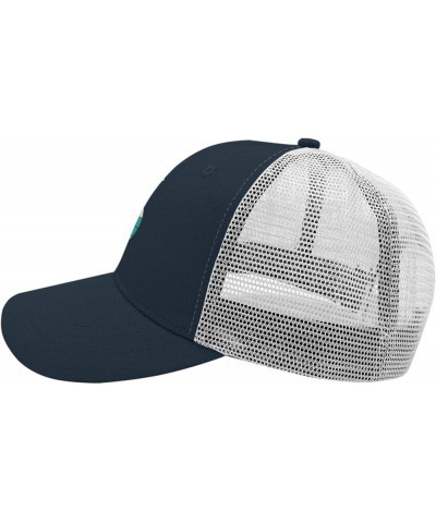 Hiking Hats for Men Sailing Mesh Snapback Caps for Women Trucker Hats Snapback Vintage Running Hat Marine Blue $13.35 Basebal...