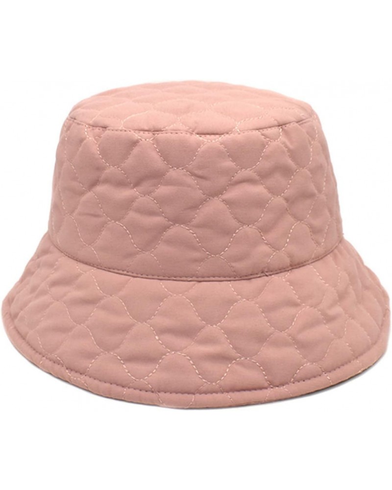 Womens Solid Color Lingge Fall Winter Warm Thermal Windproof Bucket Fisherman Hat for Women for Girls Beach Hat $9.61 Bucket ...