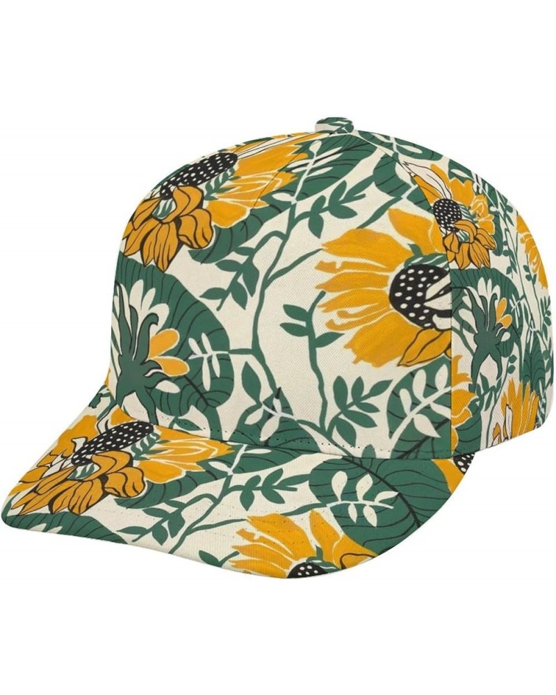 Summer Flower Baseball Cap Adjustable Washed Dad Hat for Men Women Color-20 $12.74 Baseball Caps