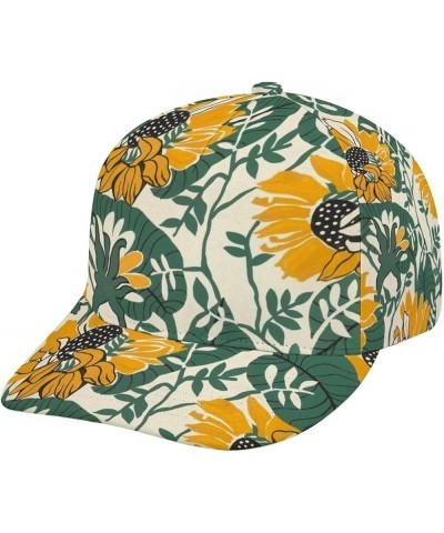 Summer Flower Baseball Cap Adjustable Washed Dad Hat for Men Women Color-20 $12.74 Baseball Caps