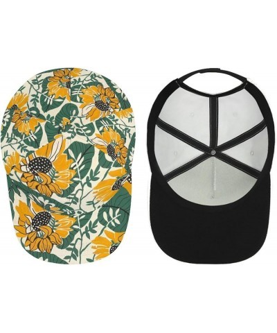 Summer Flower Baseball Cap Adjustable Washed Dad Hat for Men Women Color-20 $12.74 Baseball Caps