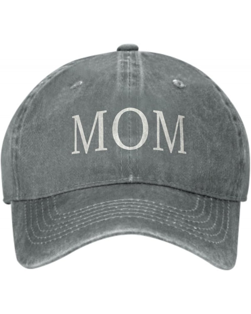 Mom and Dad Hats, Mr and Mrs Hats Adjustable Baseball Caps Gift for Couples Parents Wedding Gray Mom Hat $12.59 Baseball Caps