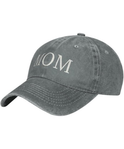 Mom and Dad Hats, Mr and Mrs Hats Adjustable Baseball Caps Gift for Couples Parents Wedding Gray Mom Hat $12.59 Baseball Caps