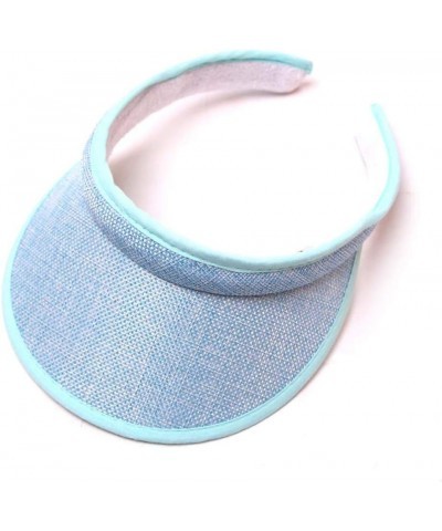 Women's Athletic Mesh Visor for Running, and Outdoor Activities Stylish Sun Hat Gifts Birthday Easter Sky Blue $5.82 Visors