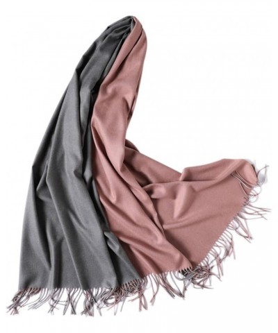 Womens Scarf Cute, Youth Winter Scarves Imitation Cashmere Double Solid Color Tassel Warm Clothes Accessories Gift Style 1 $1...