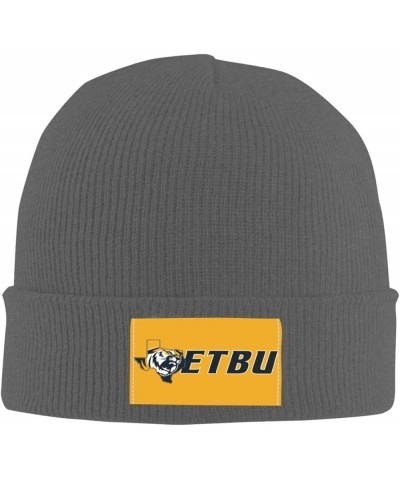 East Texas Baptist University Logo Stretch Beanie Knit Hat for Men Women Winter Fall Spring Warm Cap Deep Heather $13.67 Skul...