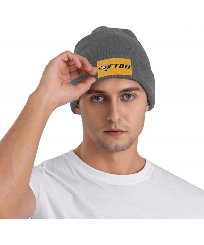 East Texas Baptist University Logo Stretch Beanie Knit Hat for Men Women Winter Fall Spring Warm Cap Deep Heather $13.67 Skul...