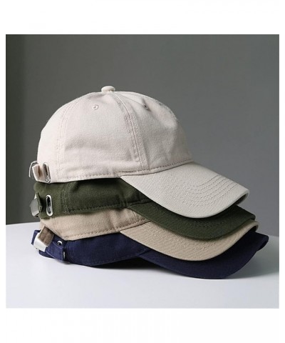 Classic Baseball Cap For Women Men Summer Solid Color Cotton Snapback Hat Wine Red $25.27 Baseball Caps