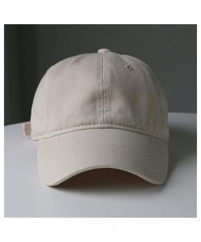 Classic Baseball Cap For Women Men Summer Solid Color Cotton Snapback Hat Wine Red $25.27 Baseball Caps